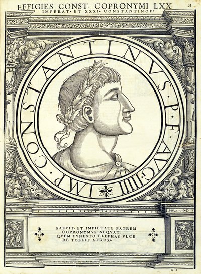 Constantinus Copronymus, ilustración de 